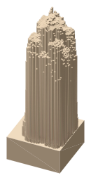 Rembrandt Tower, the silhouette LookUp draws on the map