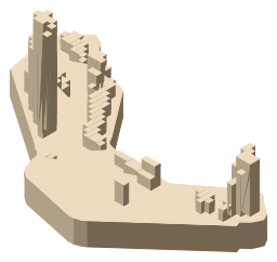 Park Güell, as LookUp draws it
