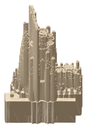 Sagrada Família, the silhouette LookUp draws on the map