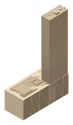 Water Tower Place, the silhouette LookUp draws on the map