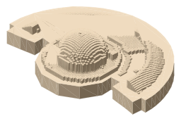 Adler Planetarium, the silhouette LookUp draws on the map