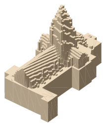 Christ Church Cathedral, Dublin, the silhouette LookUp draws on the map