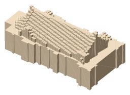 St Mirin's Cathedral, the silhouette LookUp draws on the map