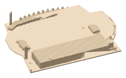 Scotstoun Stadium, the silhouette LookUp draws on the map