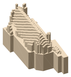 Greek Orthodox Cathedral of St Luke, the silhouette LookUp draws on the map
