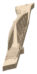 Clyde Arc, the silhouette LookUp draws on the map