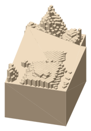 His Majesty's Theatre, the silhouette LookUp draws on the map