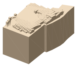 Royal Court Theatre, the silhouette LookUp draws on the map