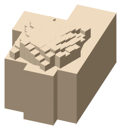 Tortoises with Triangle and Time, the silhouette LookUp draws on the map