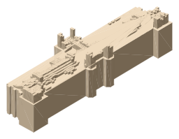 Royal Armouries, the silhouette LookUp draws on the map
