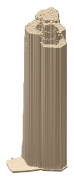 Tower 42, the silhouette LookUp draws on the map