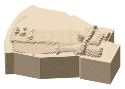 Hammersmith Apollo, the silhouette LookUp draws on the map