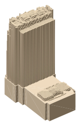 10 Upper Bank Street, the silhouette LookUp draws on the map