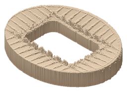 Emirates Stadium, the silhouette LookUp draws on the map