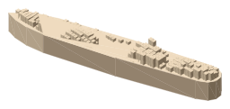 Cutty Sark, the silhouette LookUp draws on the map