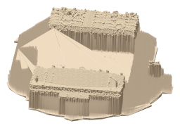 Stamford Bridge, the silhouette LookUp draws on the map