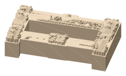 Old Royal Naval College, the silhouette LookUp draws on the map