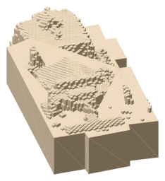 The Theatre Royal, the silhouette LookUp draws on the map