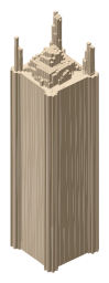 Victoria Tower, the silhouette LookUp draws on the map