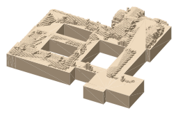 Kensington Palace, the silhouette LookUp draws on the map