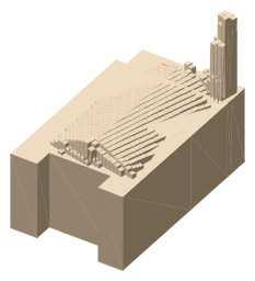 Cadogan Hall, the silhouette LookUp draws on the map