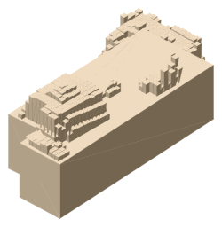 Duke of York's Theatre, the silhouette LookUp draws on the map