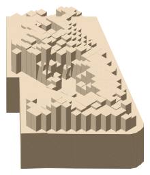 Ambassadors Theatre, the silhouette LookUp draws on the map