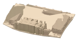Craven Cottage, the silhouette LookUp draws on the map