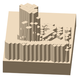 Golders Green Crematorium, the silhouette LookUp draws on the map