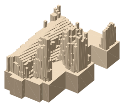 Dormition Cathedral, the silhouette LookUp draws on the map