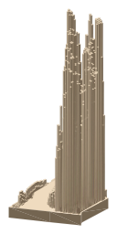 The Scalpel, the silhouette LookUp draws on the map