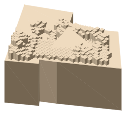 Apollo Theatre, the silhouette LookUp draws on the map