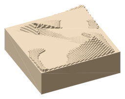 Design Museum, the silhouette LookUp draws on the map
