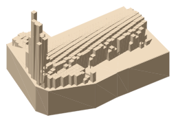 All Hallows-by-the-Tower, the silhouette LookUp draws on the map