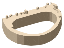 London Wall, the silhouette LookUp draws on the map