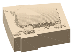 Royal Festival Hall, the silhouette LookUp draws on the map
