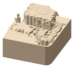 Shaftesbury Theatre, the silhouette LookUp draws on the map