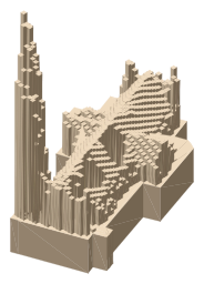 St Augustine's, Kilburn, the silhouette LookUp draws on the map