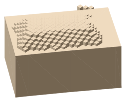 Bevis Marks Synagogue, the silhouette LookUp draws on the map