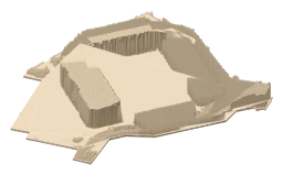 The Valley, the silhouette LookUp draws on the map