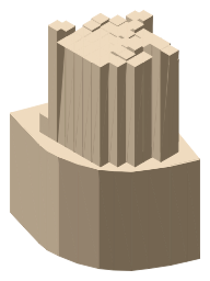Newgate, the silhouette LookUp draws on the map