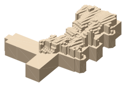 Bruce Castle, the silhouette LookUp draws on the map