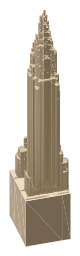 Chrysler Building, as LookUp draws it
