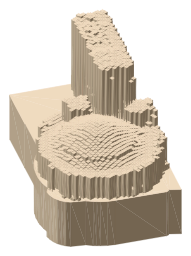 Solomon R. Guggenheim Museum, the silhouette LookUp draws on the map