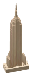 Empire State Building, as LookUp draws it