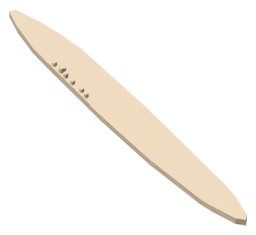 HMS Caroline, the silhouette LookUp draws on the map