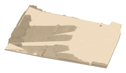 Casement Park, the silhouette LookUp draws on the map