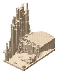 Grand Opera House, the silhouette LookUp draws on the map