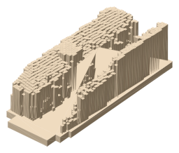 Ulster Hall, the silhouette LookUp draws on the map