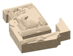 Beaux-Arts de Paris, the silhouette LookUp draws on the map